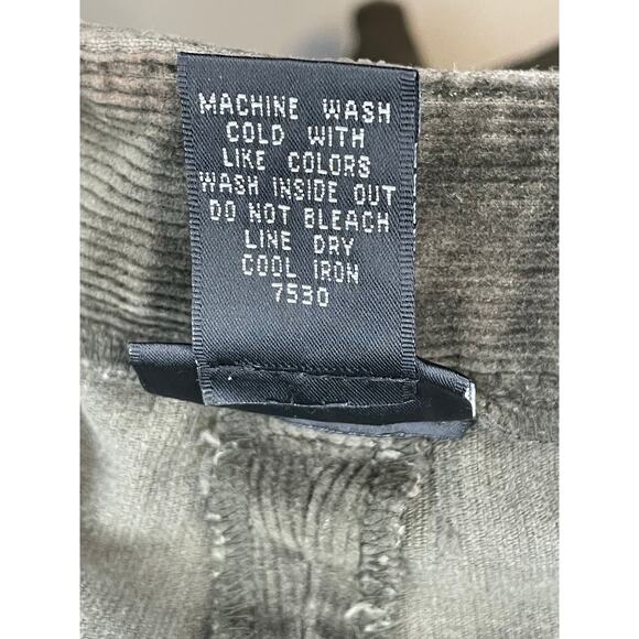 Rafaella VTG Corduroy Pants Womens Sz 8 Olive Brown Mid Rise Retro 90s Academia - Picture 12 of 12